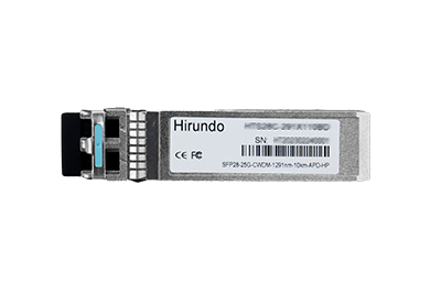 Explore Hirundo Optics' SFP28 Optical Transceiver, designed for high-speed data transmission up to 25Gbps. Ideal for data centers, enterprise networks, and telecommunications systems, ensuring top performance and reliability.